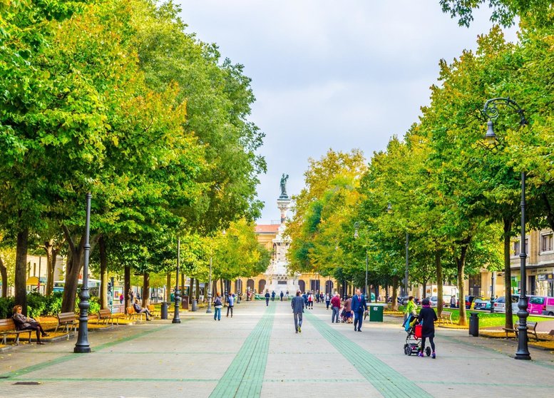 Paseo Sarasate. AP