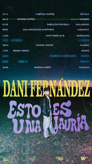 Dani Fernández arrasa en la venta de las entradas de su esperada gira: "Esto es una jauría". The Music Republic