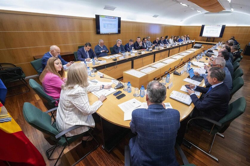 Reunión del Comité Estatal de Coordinación y Dirección de la Operación Paso del Estrecho 2024. POOL MONCLOA