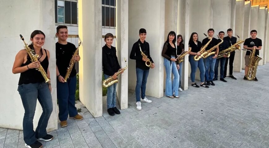 El legado de Sarasate. Concierto. Ensemble de saxofones. Civivox Condestable. AP