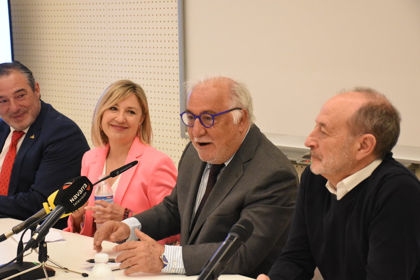 Agramonte, López, Navarro y Boulander, durante la jornada. GN