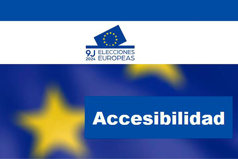 Voto accesible de las personas con discapacidad en las elecciones europeas. POOL MONCLOA