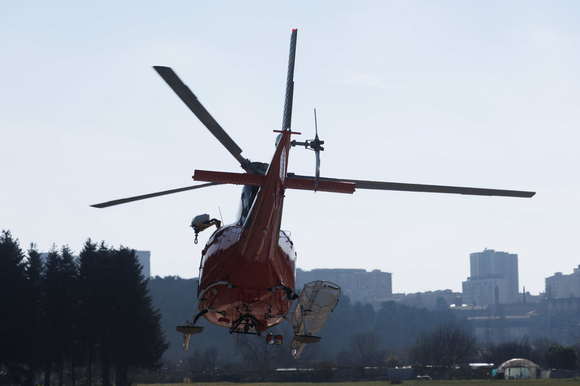 Helicóptero del Servicio de Bomberos de Navarra / Nafarroako Suhiltzaileak. GN